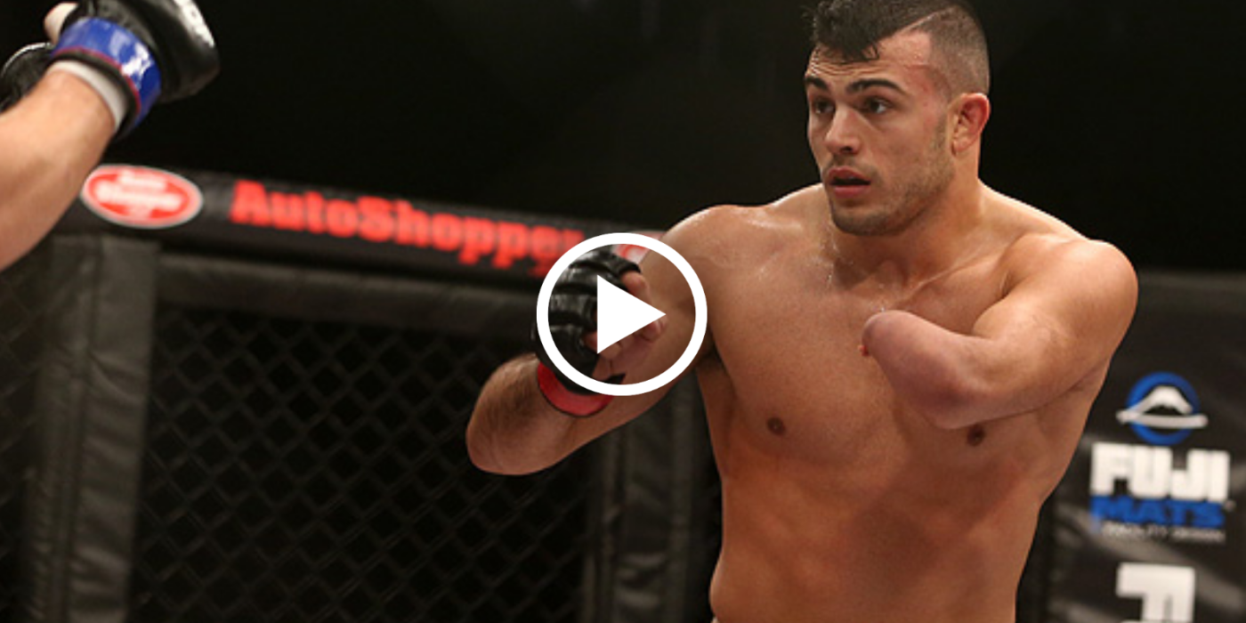 UFC one-armed fighter Nick Newell challenges opponents 58 UFC one-armed fighter Nick Newell challenges opponents 33